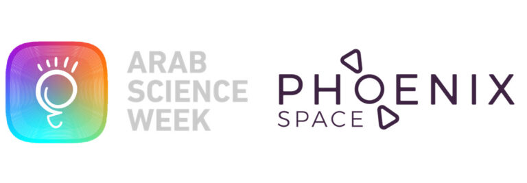 Arab Science Week and Phoenix Space logos