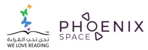 Phoenix Space and We Love Reading logos